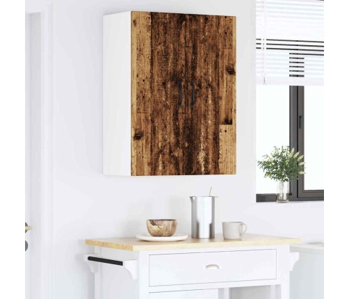 Virtuves Sienas Skapītis Ar Plauktu Vecs Koks 60 X 31 X 80 Cm Vidaxl