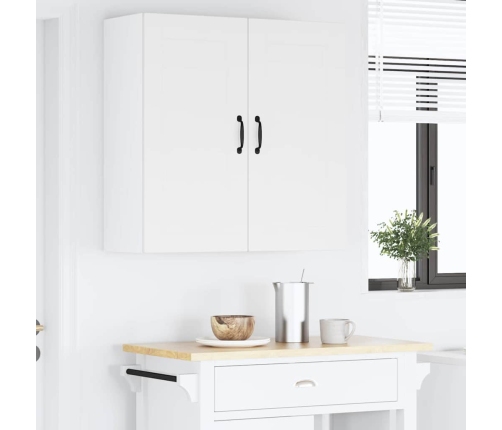 Virtuves Sienas Skapītis Ar Plauktu Balts 80 X 31 X 80 Cm Vidaxl