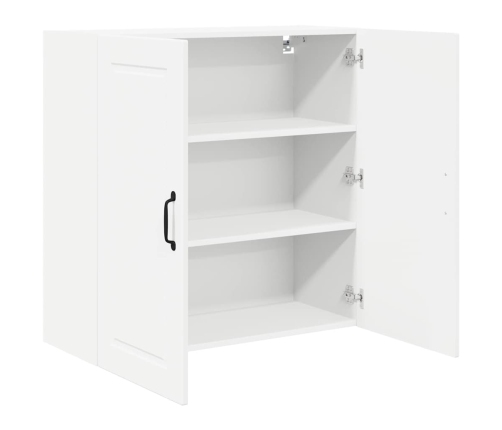 Virtuves Sienas Skapītis Ar Plauktu Balts 80 X 31 X 80 Cm Vidaxl