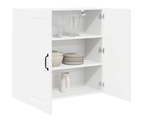 Virtuves Sienas Skapītis Ar Plauktu Balts 80 X 31 X 80 Cm Vidaxl