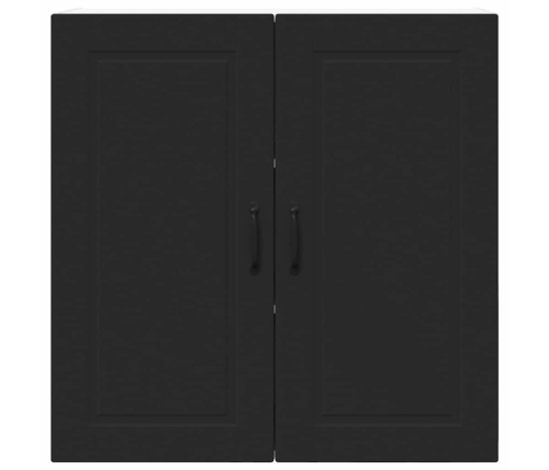 Virtuves Sienas Skapītis Ar Plauktu Melna 80 X 31 X 80 Cm Vidaxl