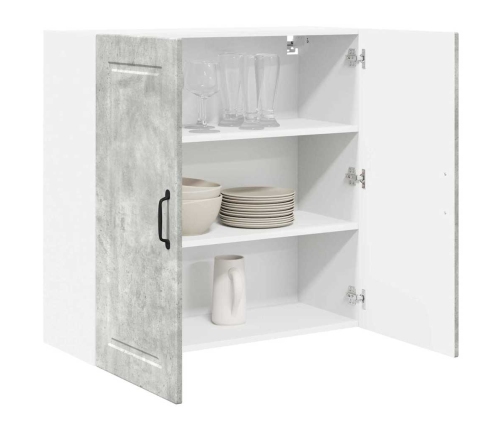Virtuves Sienas Skapītis Betona Pelēks 80 X 31 X 80 Cm Vidaxl