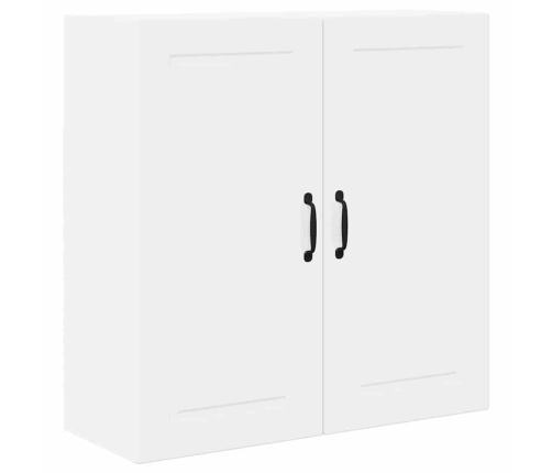 Virtuves Sienas Skapītis Ar Plauktu Augsta Spīduma Baltā Krāsa Vidaxl