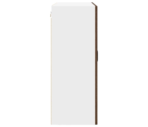 Virtuves Sienas Skapītis Ar Plauktu Brūns Ozols 80 X 31 X 80 Cm Vidaxl