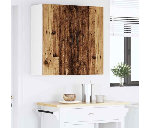 Virtuves Sienas Skapītis Ar Plauktu Vecs Koks 80 X 31 X 80 Cm Vidaxl