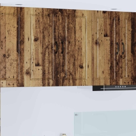 Virtuves Sienas Skapītis Ar Plauktu Vecs Koks 80 X 31 X 80 Cm Vidaxl