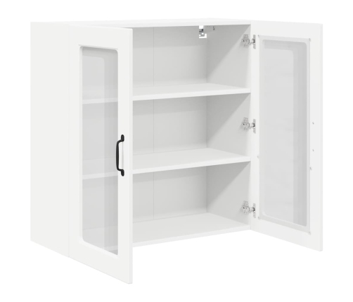 Virtuves Sienas Skapītis Ar Plauktu Balts 80 X 31 X 80 Cm Vidaxl