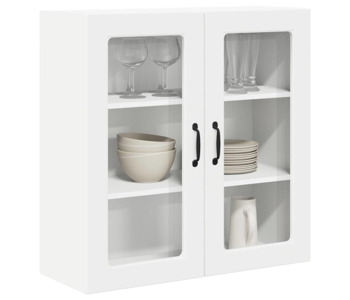 Virtuves Sienas Skapītis Ar Plauktu Balts 80 X 31 X 80 Cm Vidaxl