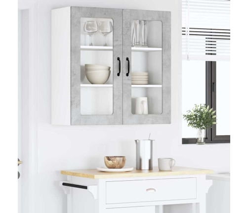 Virtuves Sienas Skapītis Betona Pelēks 80 X 31 X 80 Cm Vidaxl