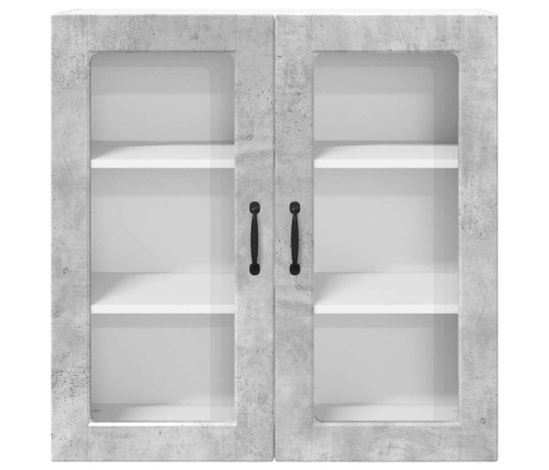 Virtuves Sienas Skapītis Betona Pelēks 80 X 31 X 80 Cm Vidaxl