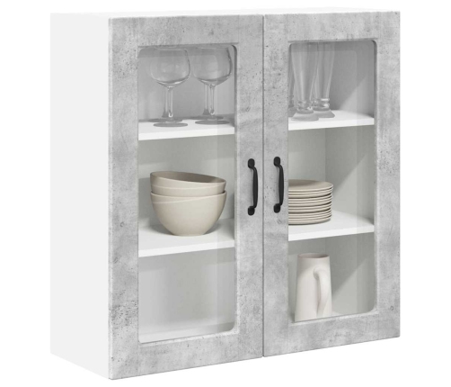 Virtuves Sienas Skapītis Betona Pelēks 80 X 31 X 80 Cm Vidaxl