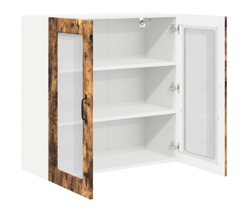 Virtuves Sienas Skapītis Ar Durvīm Dūmaka Ozols 80 X 31 X 80 Cm Vidaxl