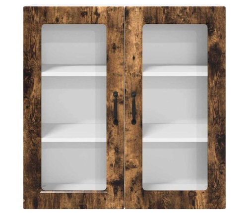 Virtuves Sienas Skapītis Ar Durvīm Dūmaka Ozols 80 X 31 X 80 Cm Vidaxl