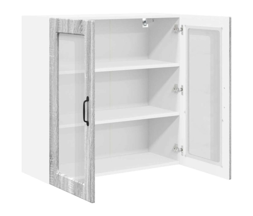 Virtuves Sienas Skapītis Pelēks Sonoma 80 X 31 X 80 Cm Vidaxl