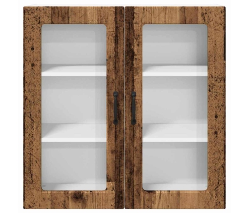 Virtuves Sienas Skapītis Ar Plauktu Vecs Koks 80 X 31 X 80 Cm Vidaxl