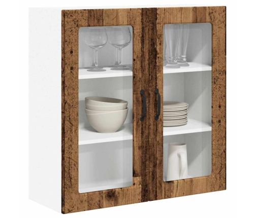 Virtuves Sienas Skapītis Ar Plauktu Vecs Koks 80 X 31 X 80 Cm Vidaxl