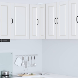 Virtuves Sienas Skapītis Ar Plauktu Balts 57 X 57 X 80 Cm Vidaxl