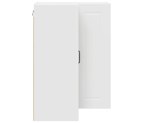 Virtuves Sienas Skapītis Ar Plauktu Balts 57 X 57 X 80 Cm Vidaxl