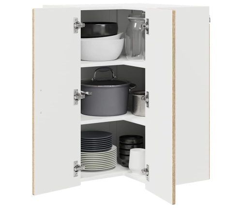 Virtuves Sienas Skapītis Ar Durvīm Sonoma Ozols 57 X 57 X 80 Cm Vidaxl