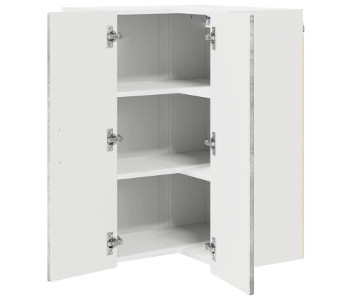 Virtuves Sienas Skapītis Betona Pelēks 57 X 57 X 80 Cm Vidaxl