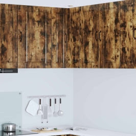 Virtuves Sienas Skapītis Ar Durvīm Dūmaka Ozols 57 X 57 X 80 Cm Vidaxl