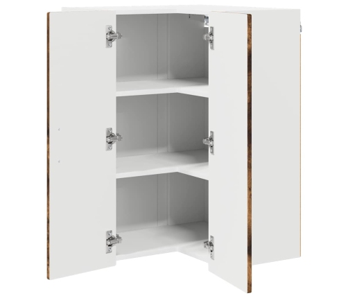 Virtuves Sienas Skapītis Ar Durvīm Dūmaka Ozols 57 X 57 X 80 Cm Vidaxl