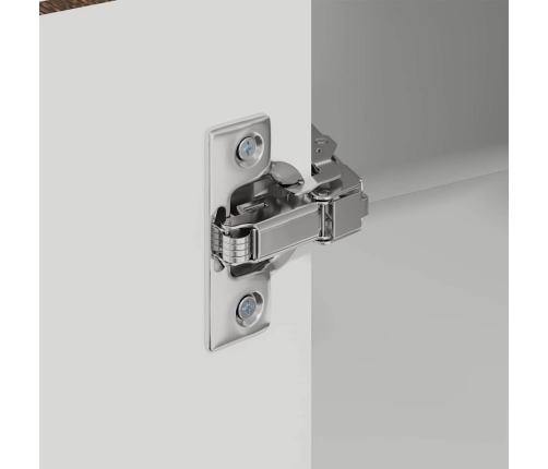 Virtuves Sienas Skapītis Ar Plauktu Brūns Ozols 57 X 57 X 80 Cm Vidaxl