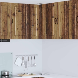 Virtuves Sienas Skapītis Ar Plauktu Vecs Koks 57 X 57 X 80 Cm Vidaxl