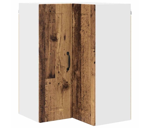 Virtuves Sienas Skapītis Ar Plauktu Vecs Koks 57 X 57 X 80 Cm Vidaxl