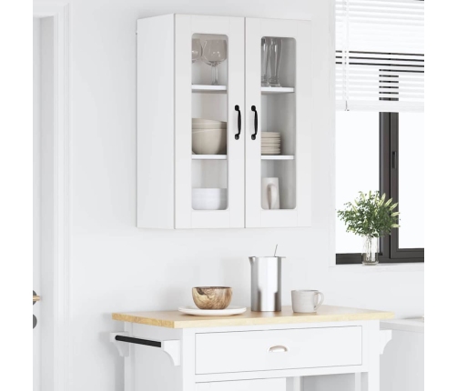 Virtuves Sienas Skapītis Ar Plauktu Balts 60 X 31 X 80 Cm Vidaxl