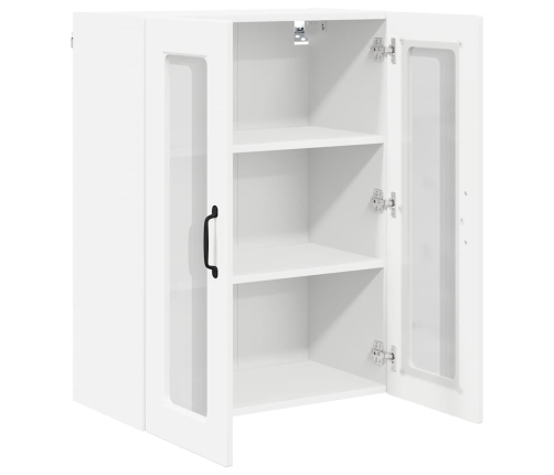 Virtuves Sienas Skapītis Ar Plauktu Balts 60 X 31 X 80 Cm Vidaxl