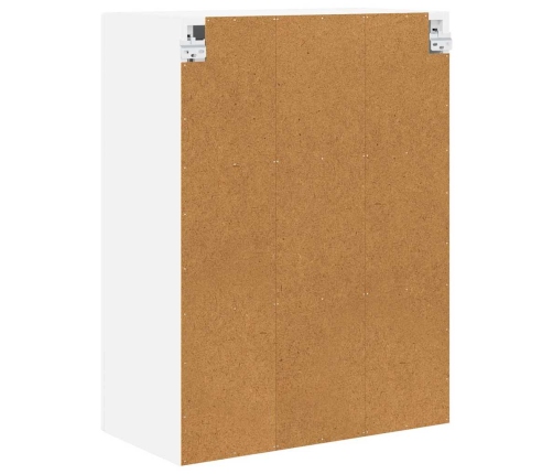 Virtuves Sienas Skapītis Ar Plauktu Balts 60 X 31 X 80 Cm Vidaxl