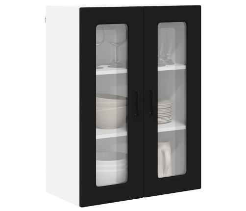 Virtuves Sienas Skapītis Ar Plauktu Melna 60 X 31 X 80 Cm Vidaxl