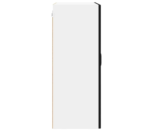 Virtuves Sienas Skapītis Ar Plauktu Melna 60 X 31 X 80 Cm Vidaxl