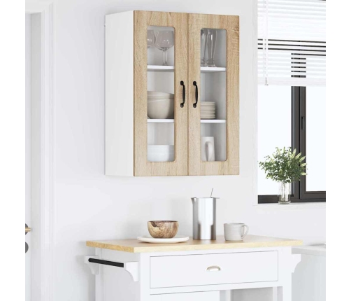 Virtuves Sienas Skapītis Ar Durvīm Sonoma Ozols 60 X 31 X 80 Cm Vidaxl