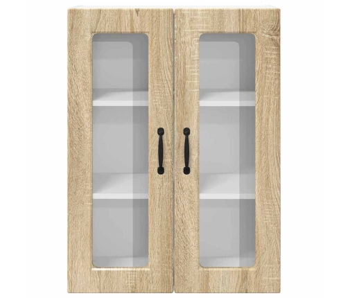 Virtuves Sienas Skapītis Ar Durvīm Sonoma Ozols 60 X 31 X 80 Cm Vidaxl