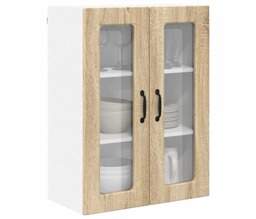Virtuves Sienas Skapītis Ar Durvīm Sonoma Ozols 60 X 31 X 80 Cm Vidaxl