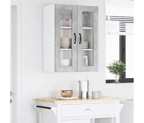 Virtuves Sienas Skapītis Betona Pelēks 60 X 31 X 80 Cm Vidaxl