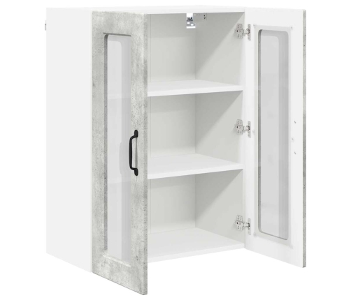 Virtuves Sienas Skapītis Betona Pelēks 60 X 31 X 80 Cm Vidaxl