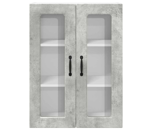 Virtuves Sienas Skapītis Betona Pelēks 60 X 31 X 80 Cm Vidaxl