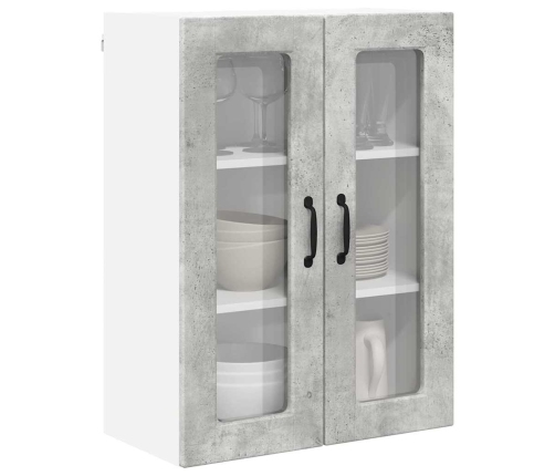Virtuves Sienas Skapītis Betona Pelēks 60 X 31 X 80 Cm Vidaxl