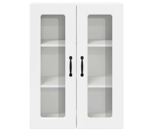 Virtuves Sienas Skapītis Ar Plauktu Augsta Spīduma Baltā Krāsa Vidaxl