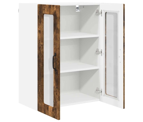 Virtuves Sienas Skapītis Ar Durvīm Dūmaka Ozols 60 X 31 X 80 Cm Vidaxl