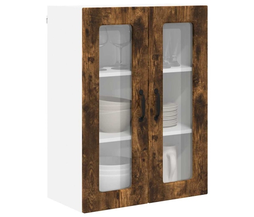 Virtuves Sienas Skapītis Ar Durvīm Dūmaka Ozols 60 X 31 X 80 Cm Vidaxl