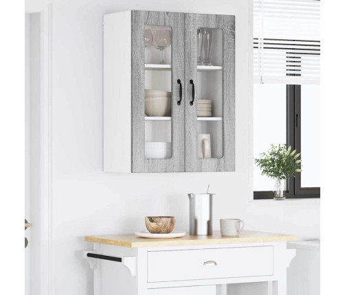 Virtuves Sienas Skapītis Pelēks Sonoma 60 X 31 X 80 Cm Vidaxl