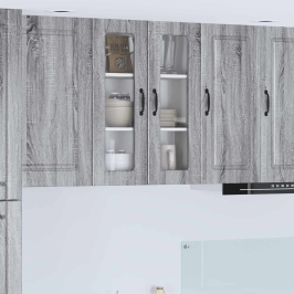 Virtuves Sienas Skapītis Pelēks Sonoma 60 X 31 X 80 Cm Vidaxl