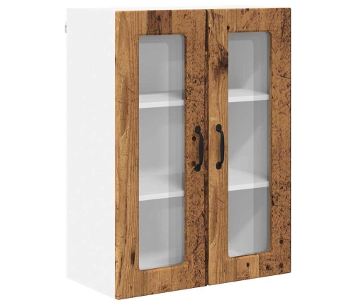 Virtuves Sienas Skapītis Ar Plauktu Vecs Koks 60 X 31 X 80 Cm Vidaxl