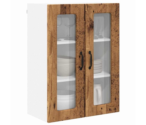 Virtuves Sienas Skapītis Ar Plauktu Vecs Koks 60 X 31 X 80 Cm Vidaxl