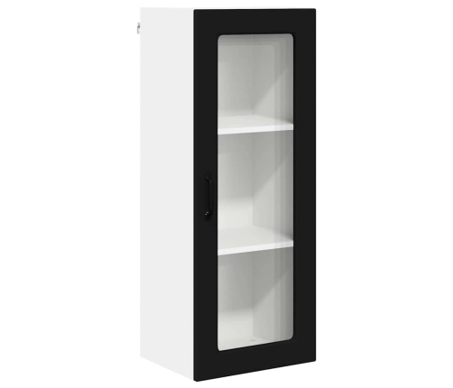 Virtuves Sienas Skapītis Ar Plauktu Melna 40 X 31 X 100 Cm Vidaxl