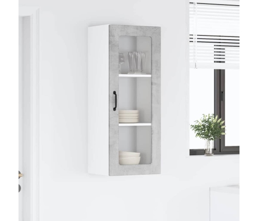 Virtuves Sienas Skapītis Betona Pelēks 40 X 31 X 100 Cm Vidaxl